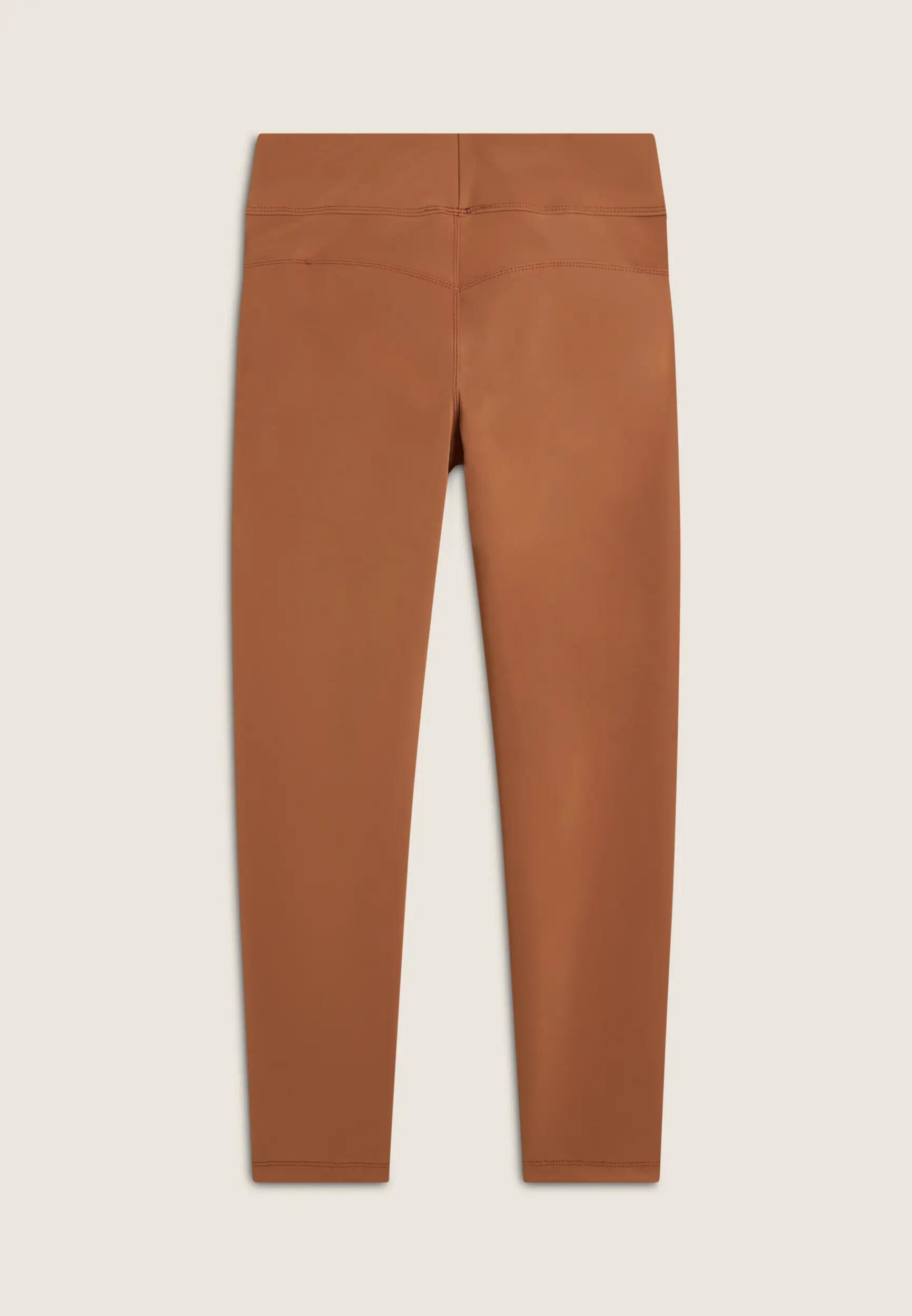 Leggings 7/8 en tejido recubierto para un efecto piel 2/3