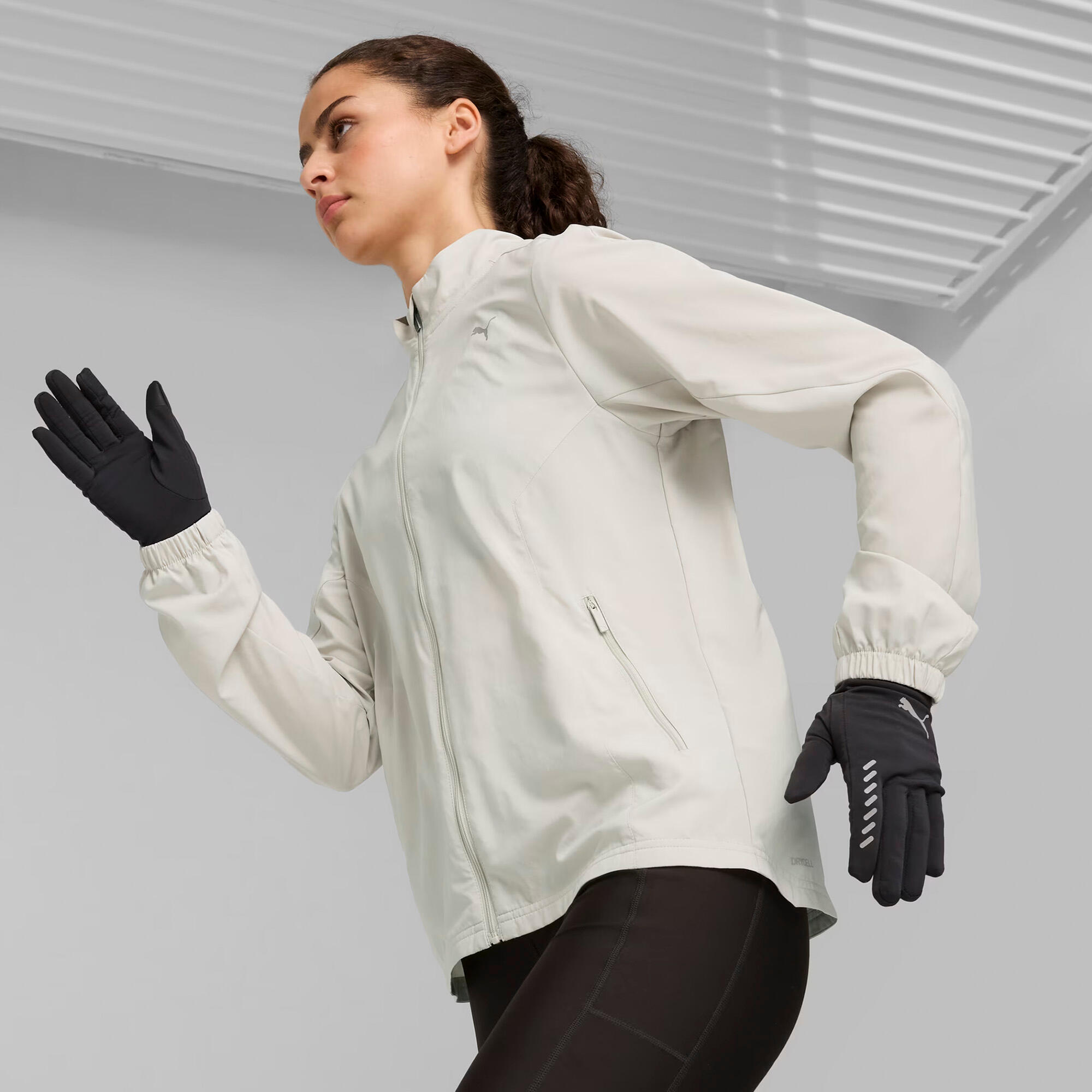 Gants D'hiver Course À Pied Motif/style Logo (Noir) 2/3