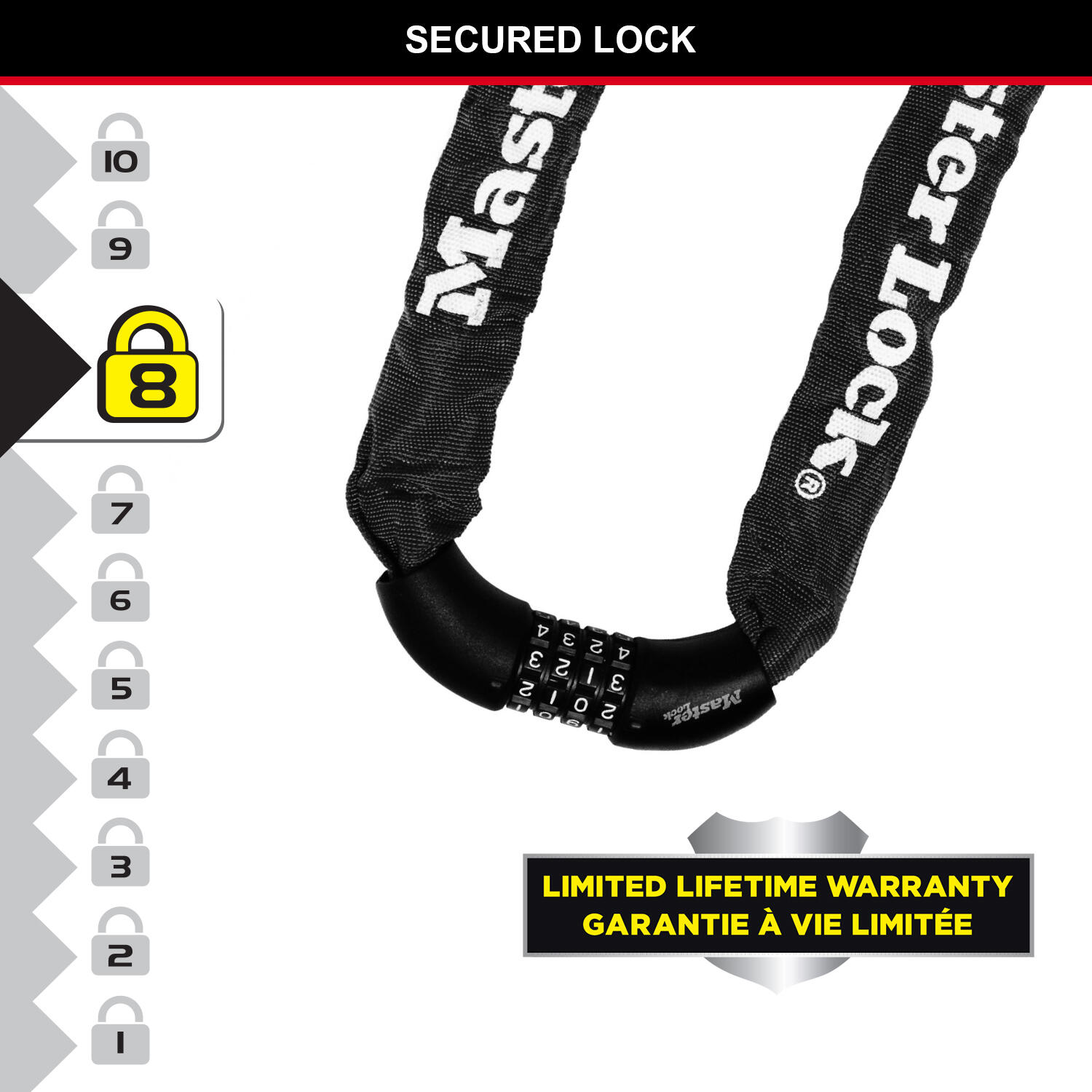 MASTER LOCK Kettingslot 8392 3/5
