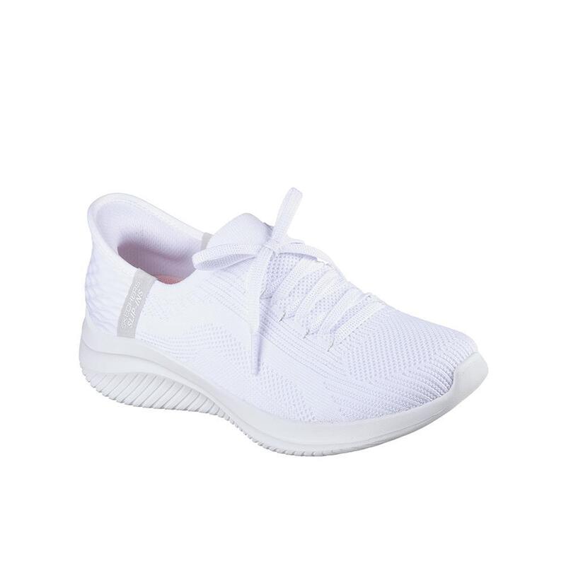 Zapatillas Deportivas Caminar Mujer Skechers 149710_WHT Blancas con Cordones