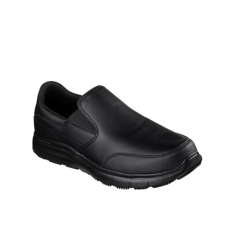 Zapatillas Mocasín Caminar Hombre Skechers 77071EC_BLK Negras sin Cordones