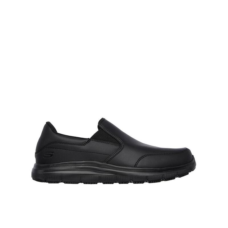 Zapatillas Mocasín Caminar Hombre Skechers 77071EC_BLK Negras sin Cordones