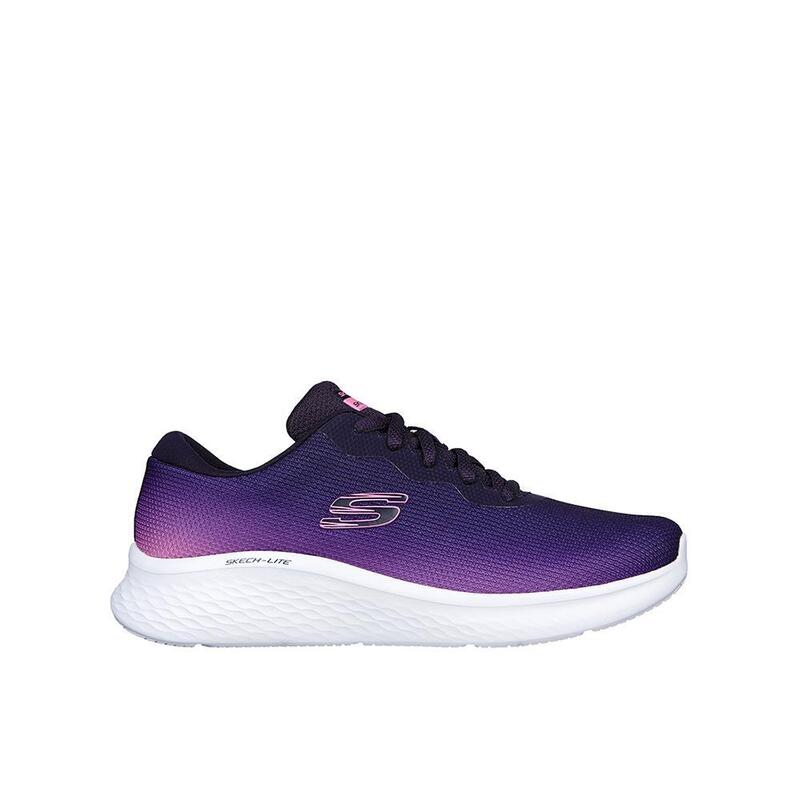 Zapatillas Deportivas Caminar Mujer Skechers 149995_NVHP Moradas con Cordones