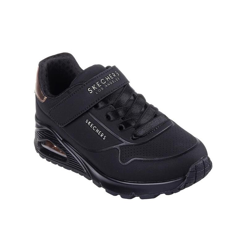 Zapatillas Deportivas Caminar Niños Skechers 310546L_BBK Negras Cierre Adherente