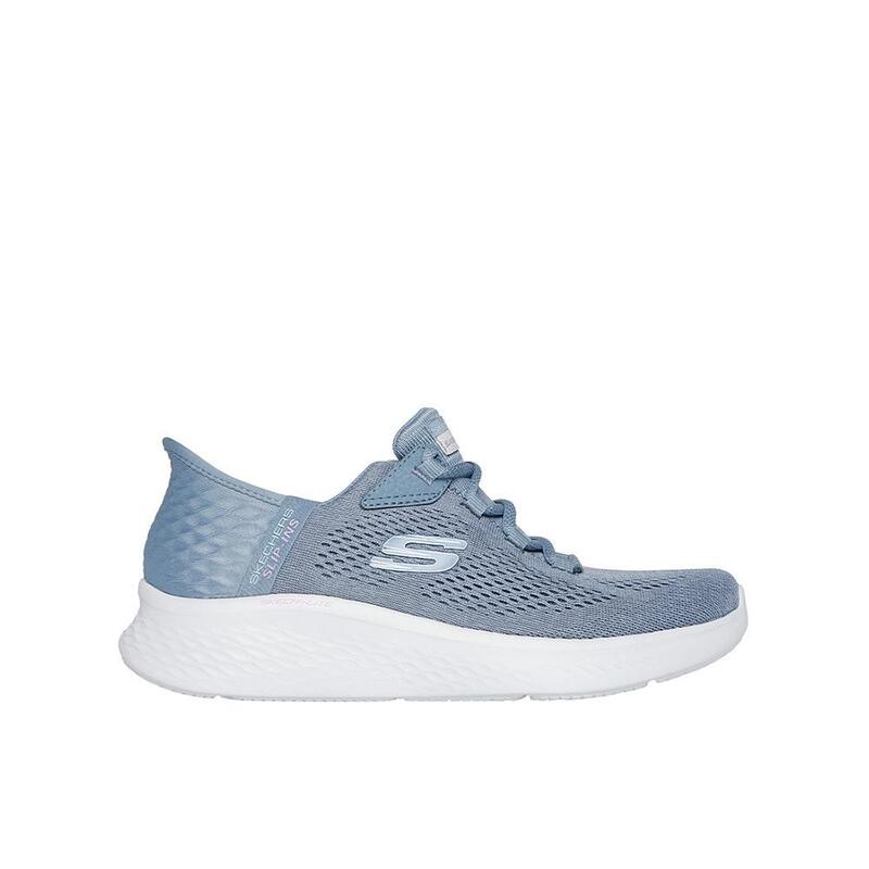 Zapatillas Deportivas Caminar Mujer Skechers 150012_SLT Azules con Cordones