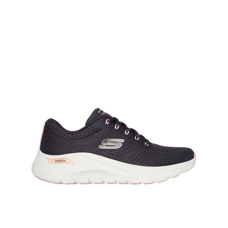 Zapatillas Deportivas Caminar Mujer Skechers 150051_PEW Gris oscuro con Cordones