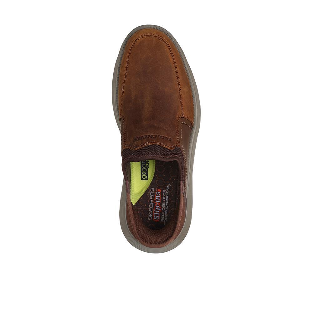 Sapatos Masculinos Skechers Garza Brown 3/4
