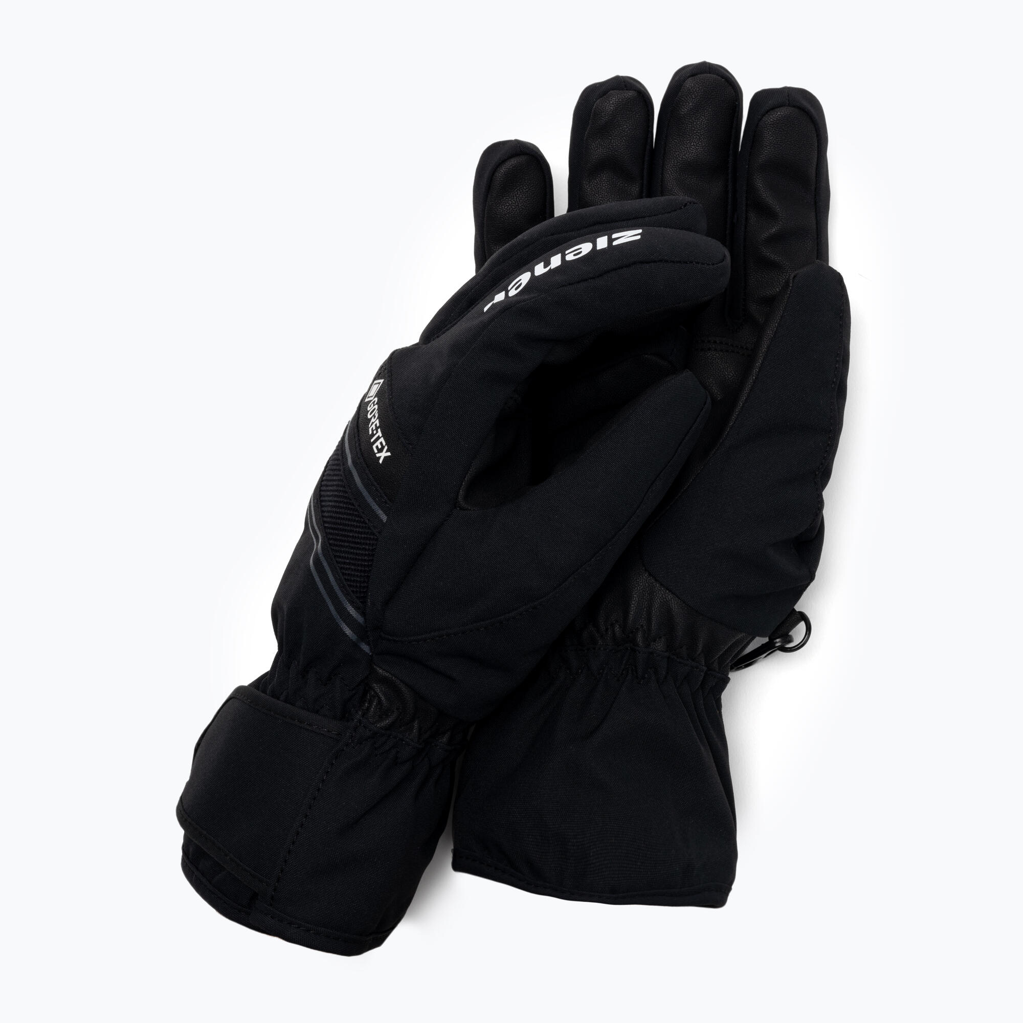 Gants d'hiver pour hommes Taille 10 - Ziener GUNAR GTX Alpine 100% Noir/Gris 1/7