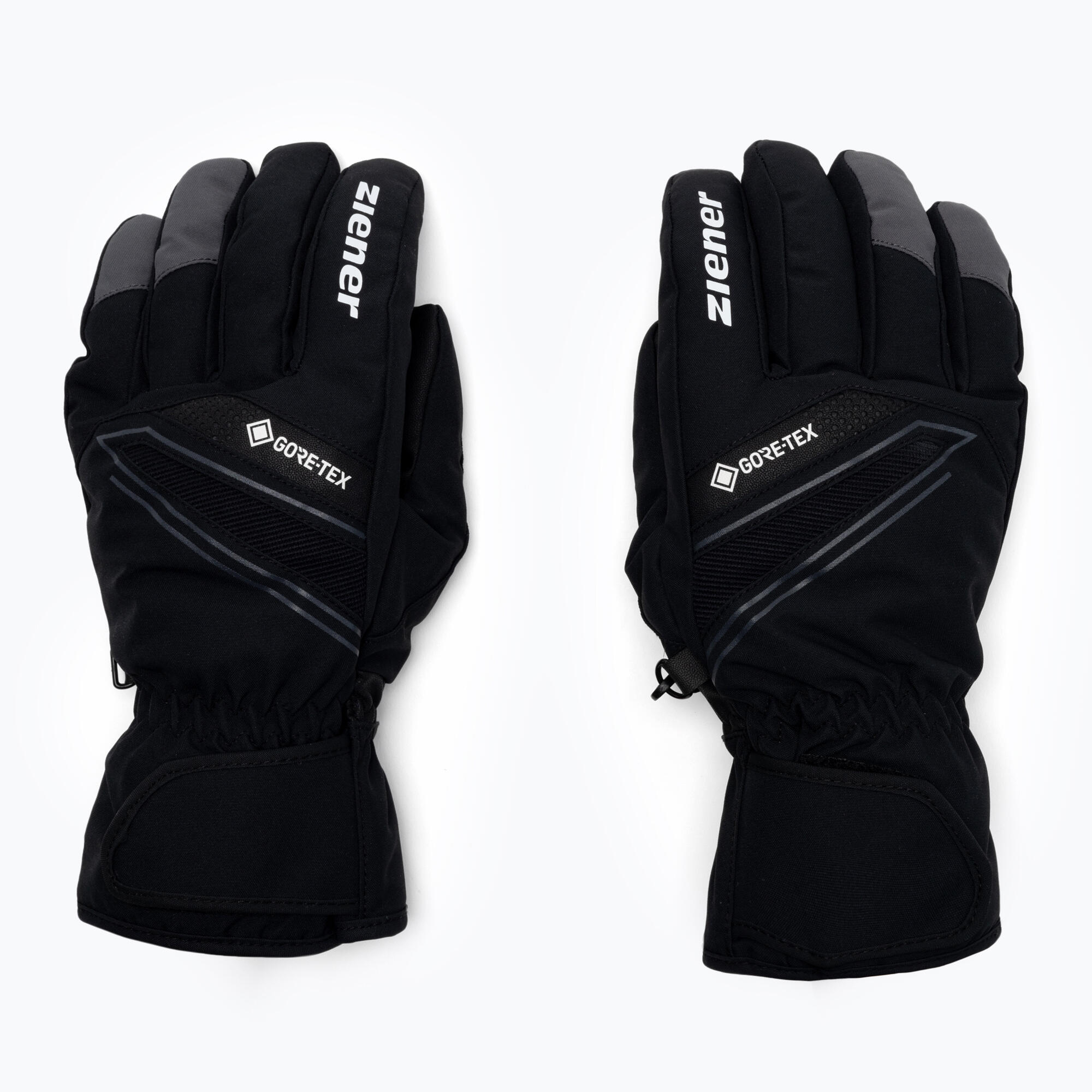 Gants d'hiver pour hommes Taille 10 - Ziener GUNAR GTX Alpine 100% Noir/Gris 3/7