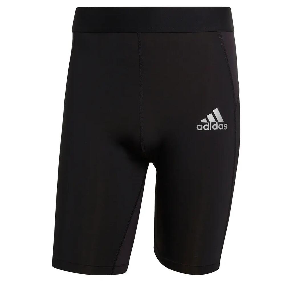 Men's Adidas Tech Fit Thermal Shorts - Black Size S