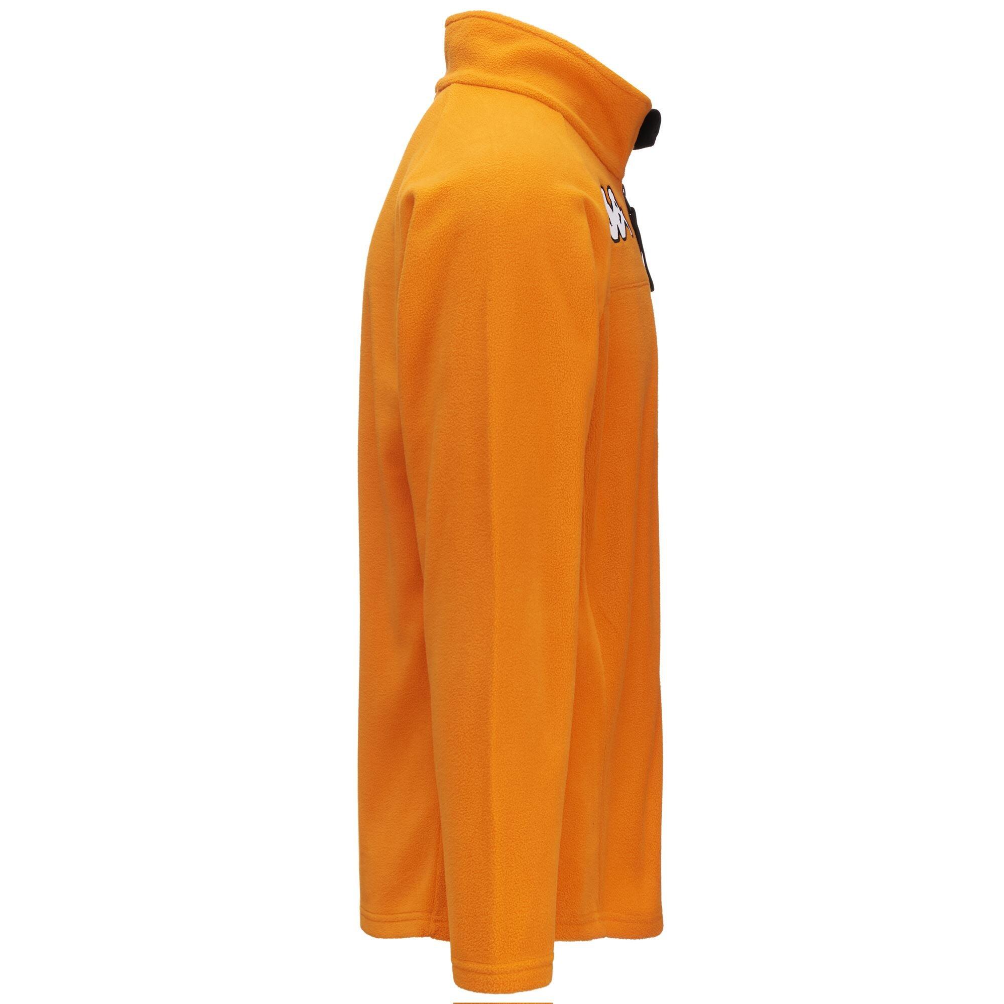 Felpa con zip da uomo donna in poliestere arancione da sci 2/5