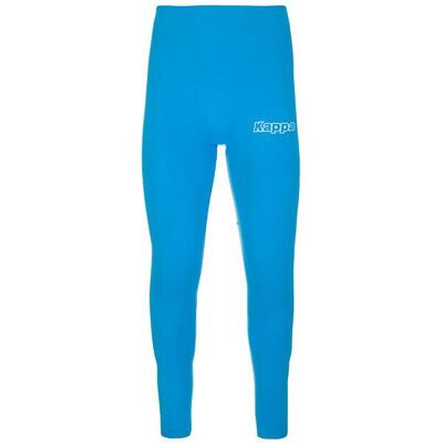 Scaldamuscoli lungo da uomo in poliammide arancione da calcio