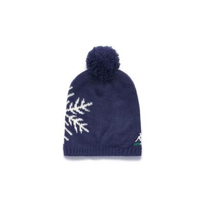 cappello da uomo e donna in acrilica blu da sci e snowboard