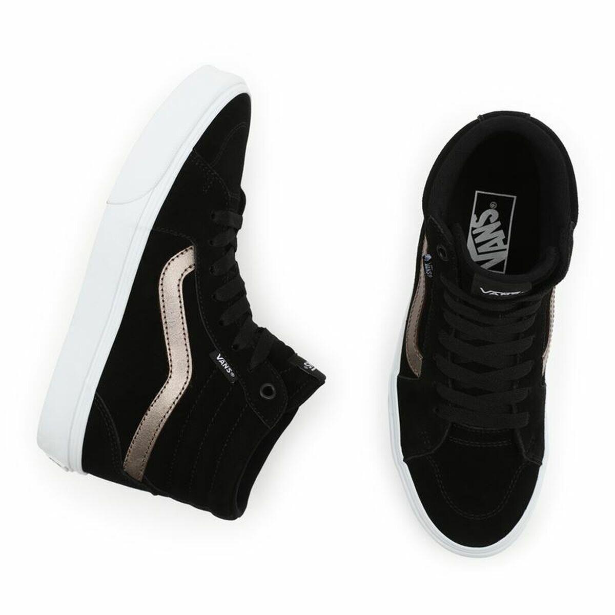 Zapatillas Casual de Mujer Vans Filmore High Top Negro 3/4