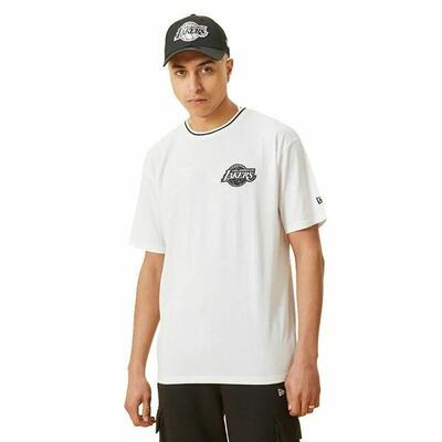 Heren-t-shirt met korte mouwen new era lakers wit