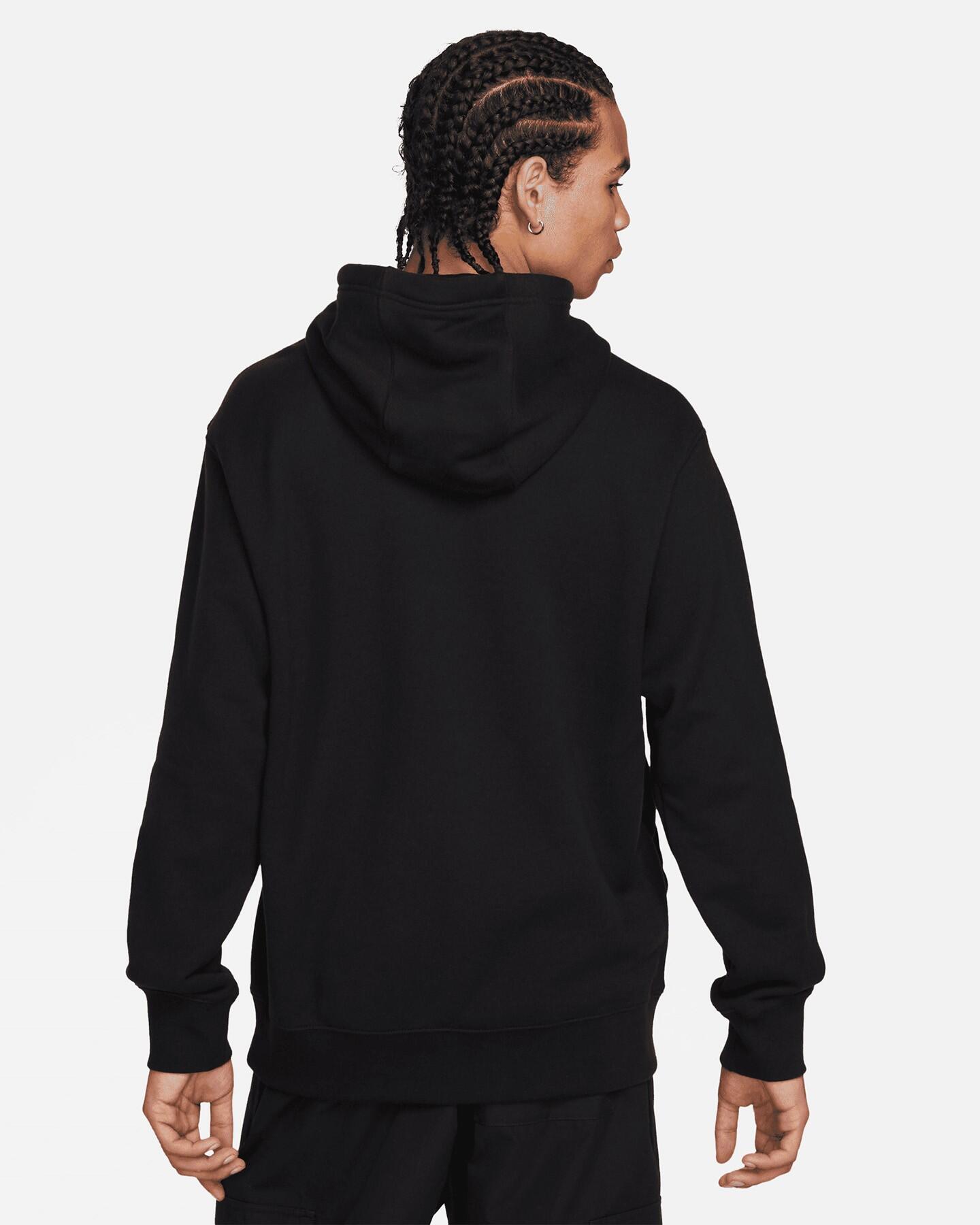 Felpa uomo nike club m - fb7415-010 2/6