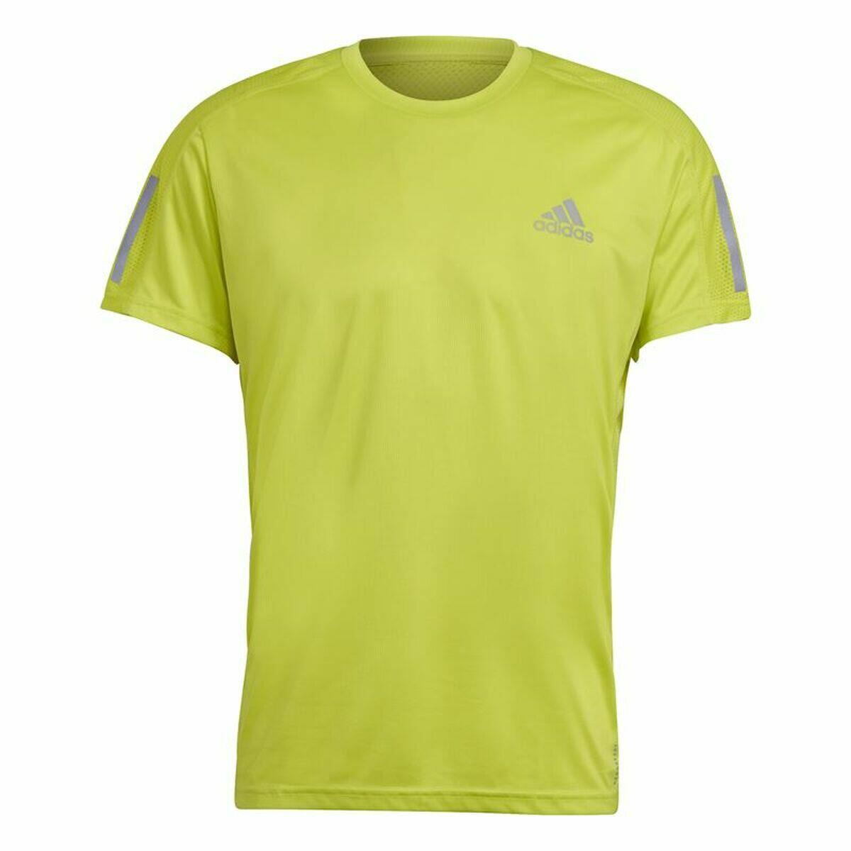 Adidas - T-shirt À Manches Courtes Homme Adidas Own The Run Jaune - Chemise Manches Courtes - Jaune - 40 M - Decathlon