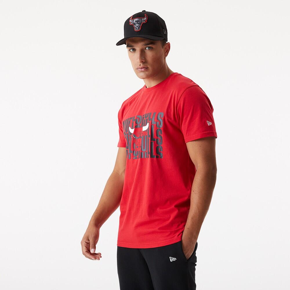 NEW ERA T-shirt uomo new era chicago bulls wordmark- 12590886