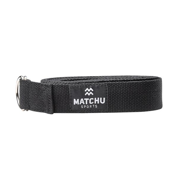 Cinghia da yoga - 3 m x 3,5 cm - Nero 4/5