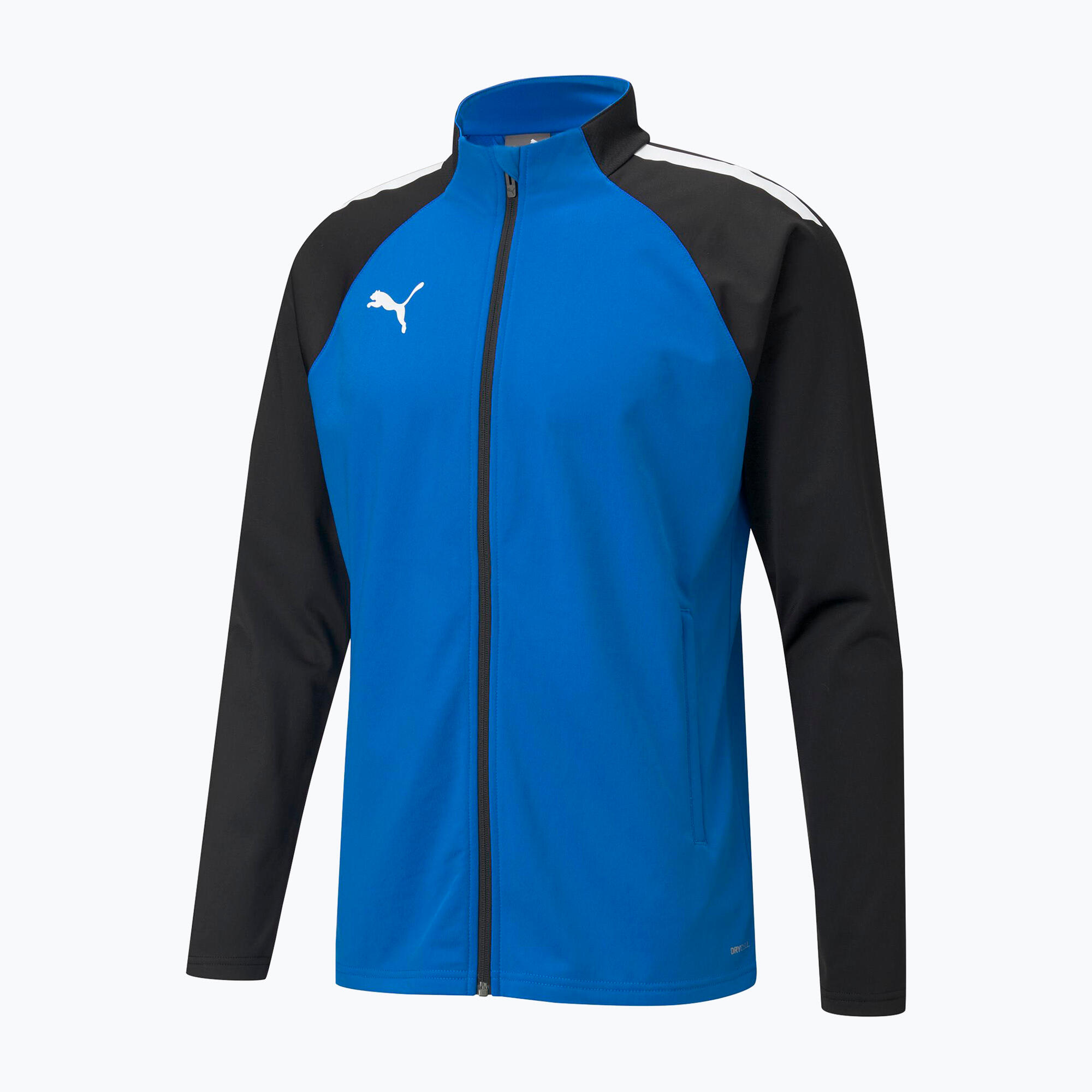 Jaqueta de Treino PUMA teamLIGA Masculina - Azul Elétrico Limão-Preto 3/5