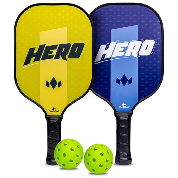 Raquete Pickleball Diadem Hero Starter Kit (2 raquetes, 2 bolas)
