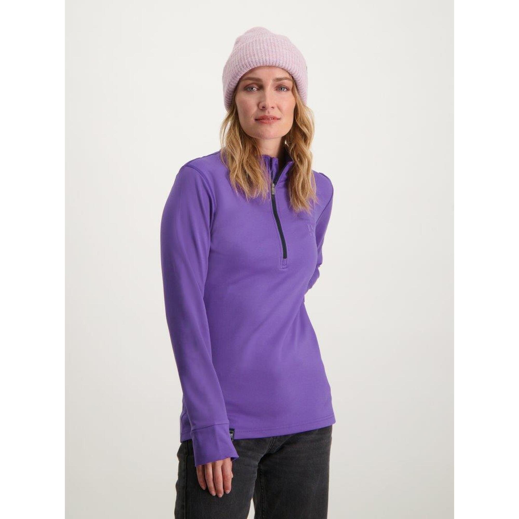 Poederbaas - Jersey de esquí para mujer, color morado ártico