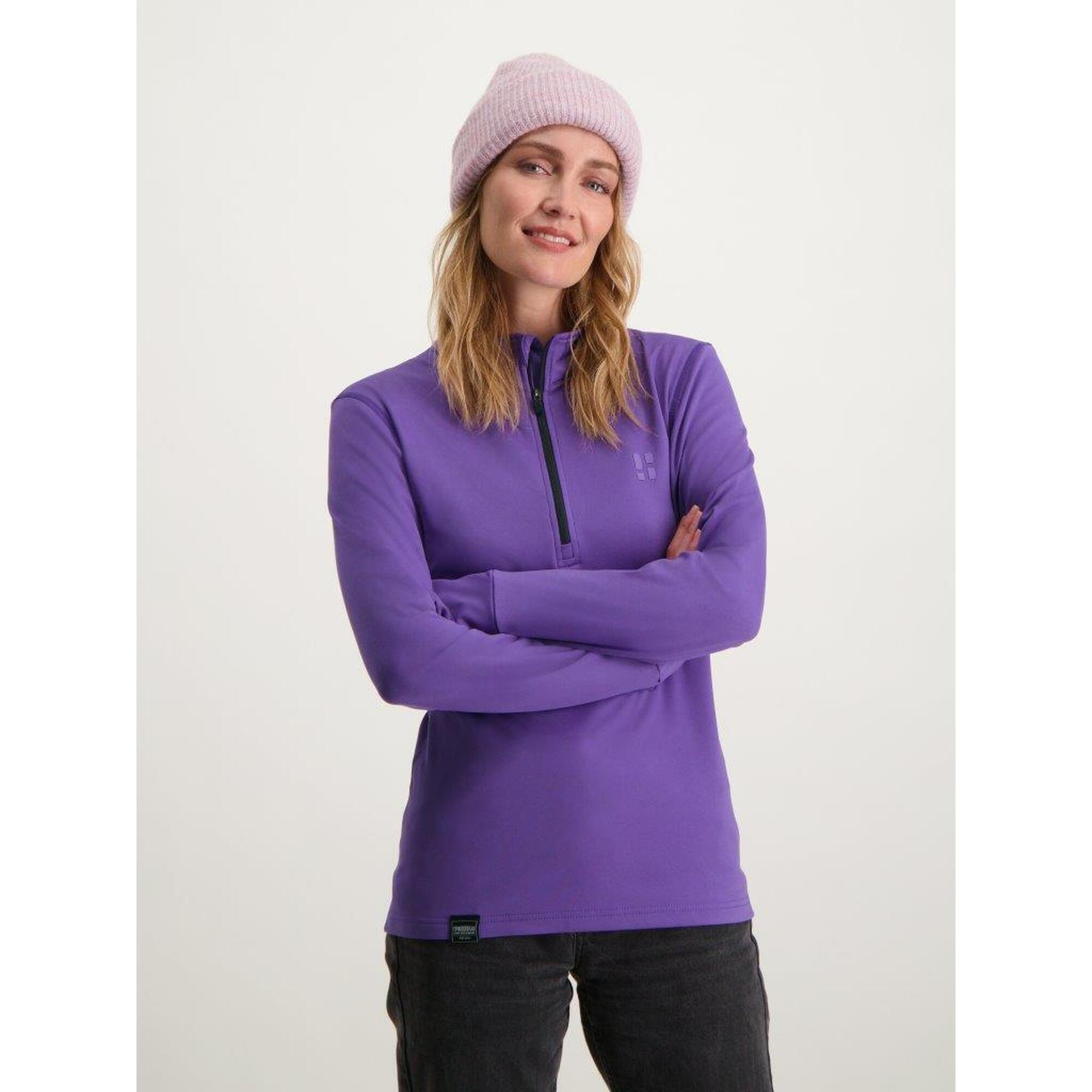 Poederbaas - Poederbaas Pull De Ski Femme Arctic Purple - Sous Veste - Violet - Decathlon