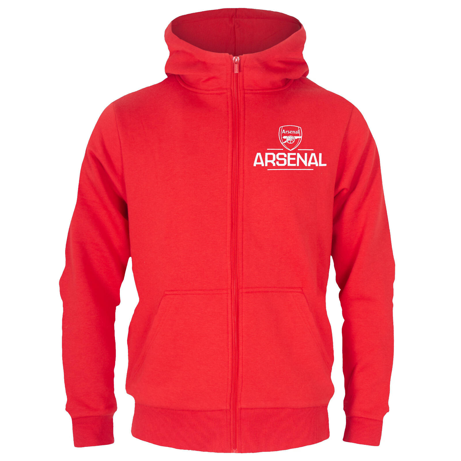 ARSENAL Arsenal FC Boys Hoody Zip Fleece Kids OFFICIAL Football Gift