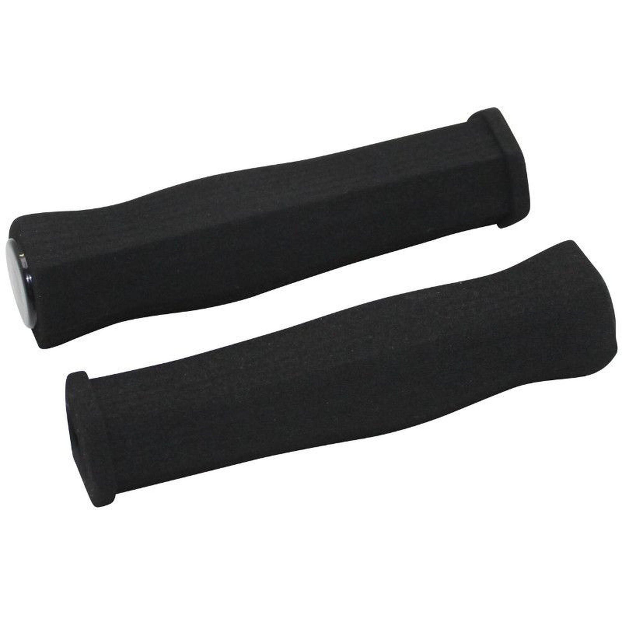 Paar city import schuimrubber handgrepen zeshoekig P2R 1/1
