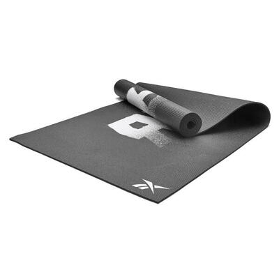 Yogamatte. 4mm. doppelseitig. schwarz