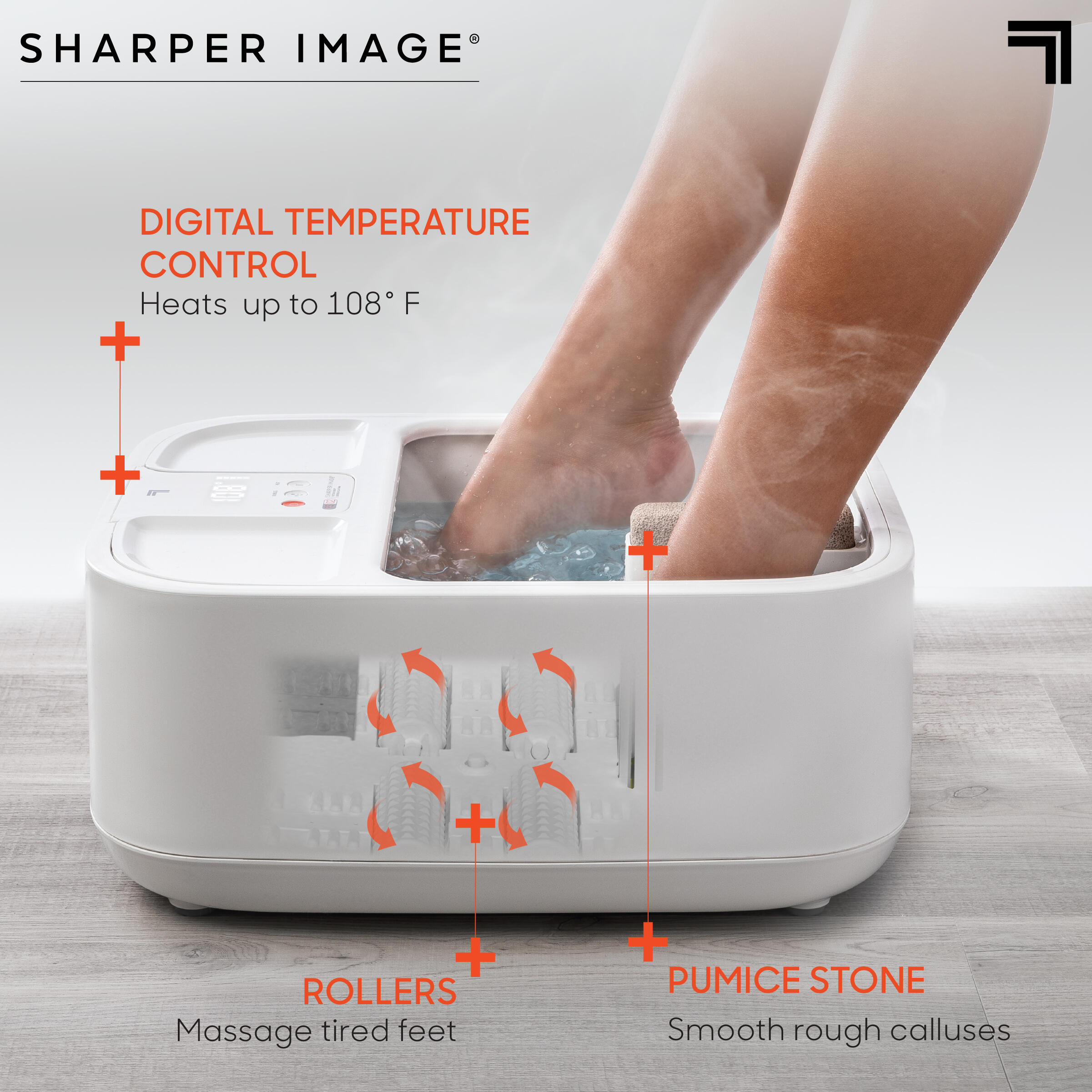 Sharper Image - Bain de pieds 'SpaHaven' 3/5