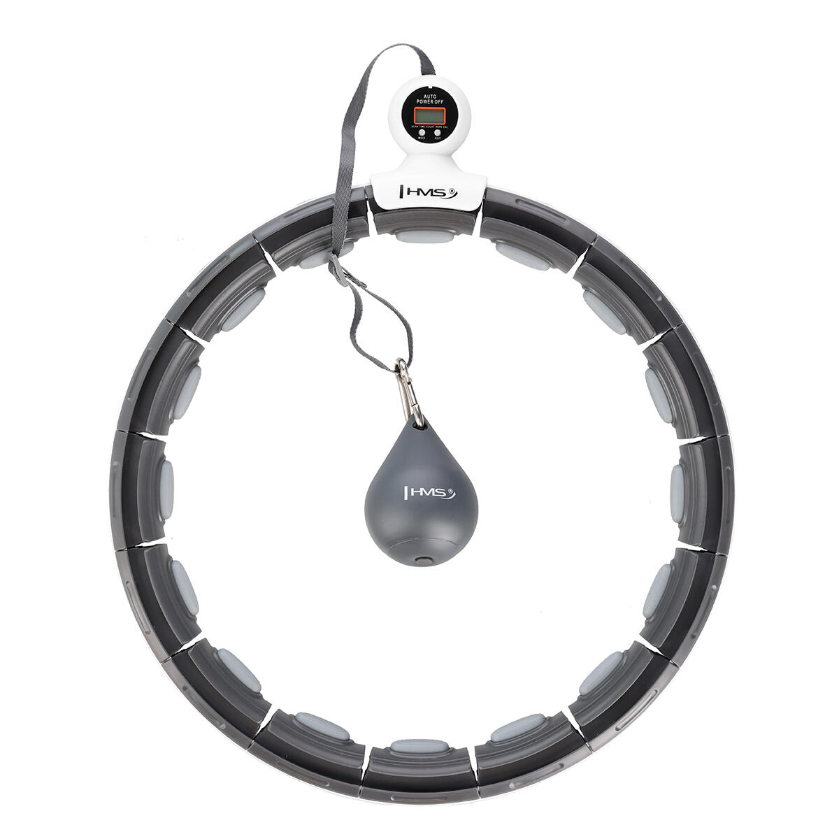 Sada masážní hula hoop HMS HHM15 a BR163 zeštíhlujícího pásu 5/7