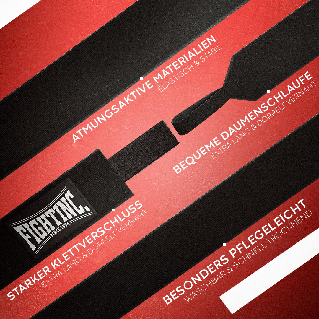 Fightinc. Boxbandagen Pro elastisch Sparpack 7/7