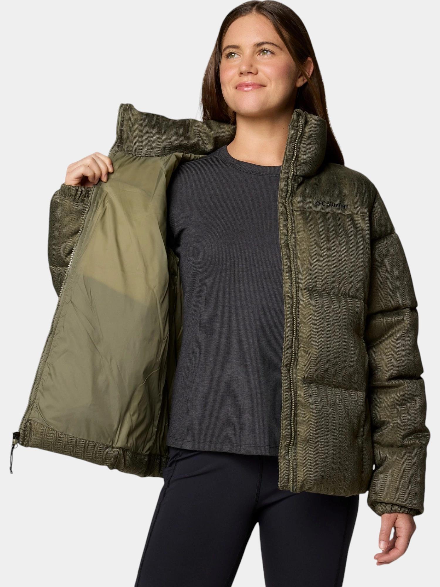 Veste d'hiver pour femmes Puffect Herringbone 5/7
