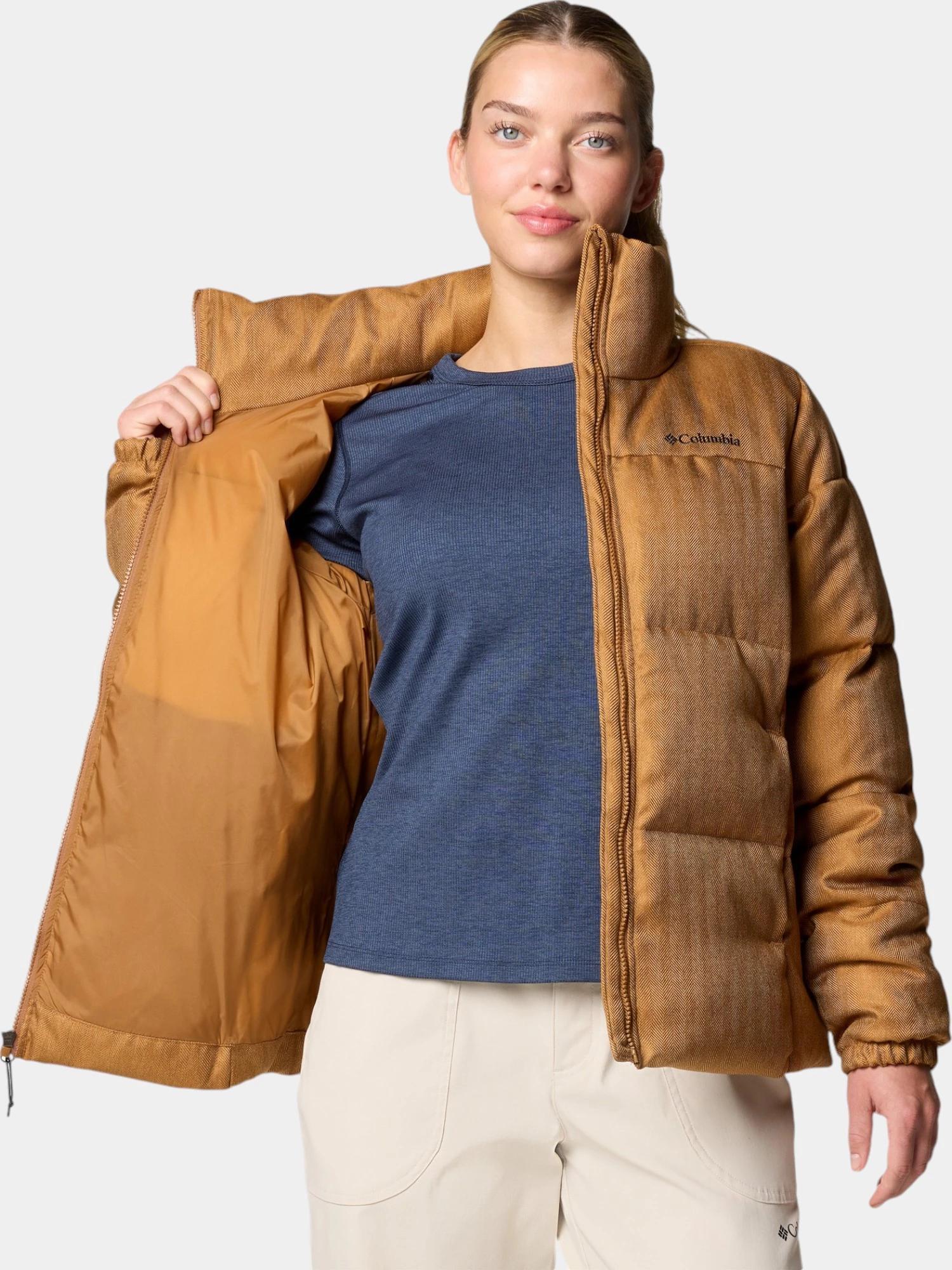 Veste d'hiver pour femmes Puffect Herringbone 5/7