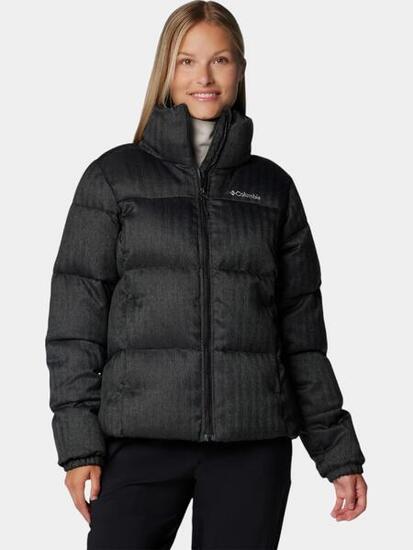 Veste d'hiver pour femmes Puffect Herringbone