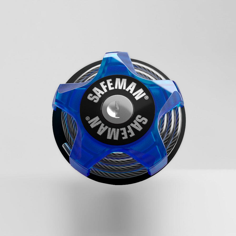 Safeman slot -Skislot - Klein, Sterk en Multifunctioneel - Blauw 7/7