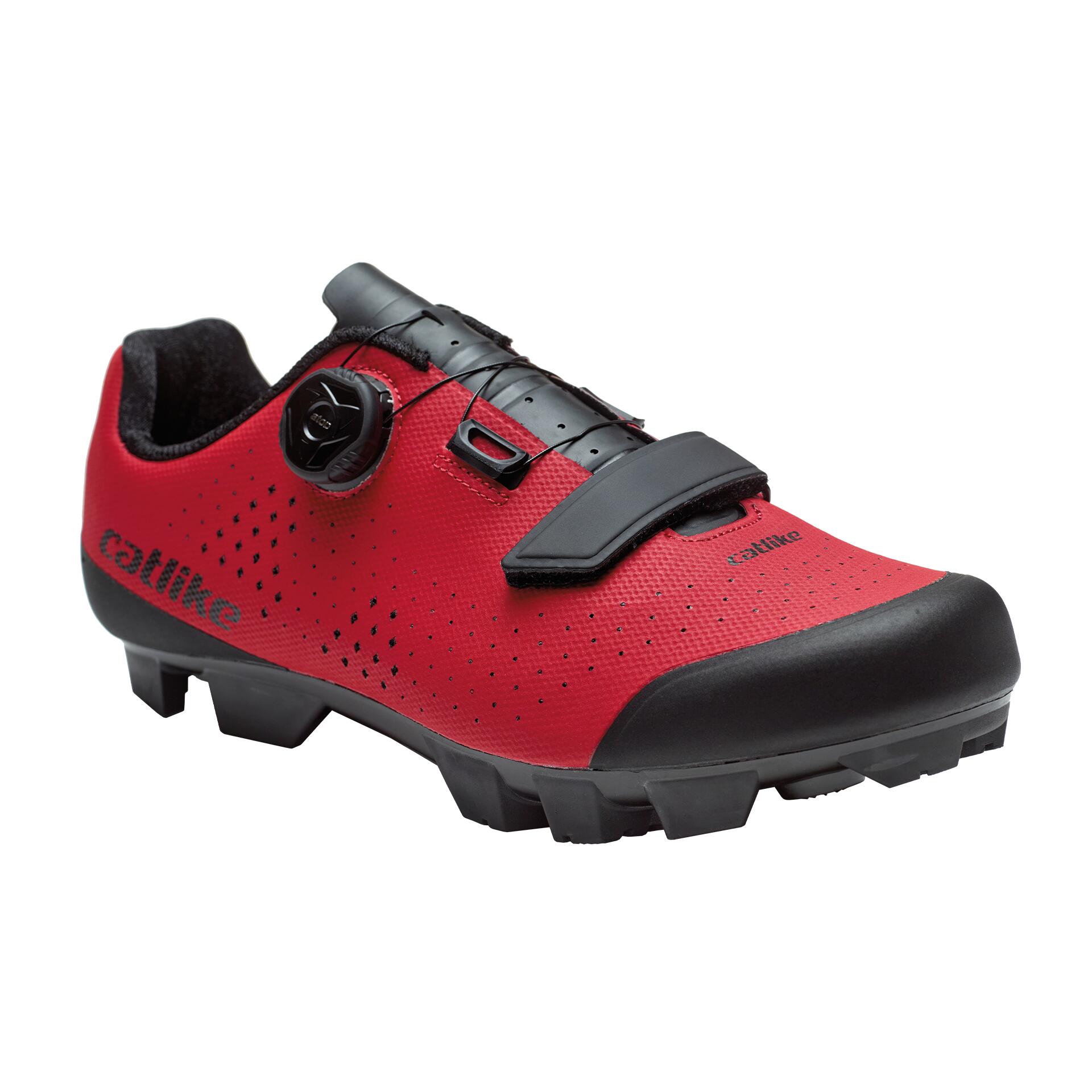 Catlike Kompact'o X1 Buty Kolarskie MTB Unisex Czerwony Mat 43 5/7