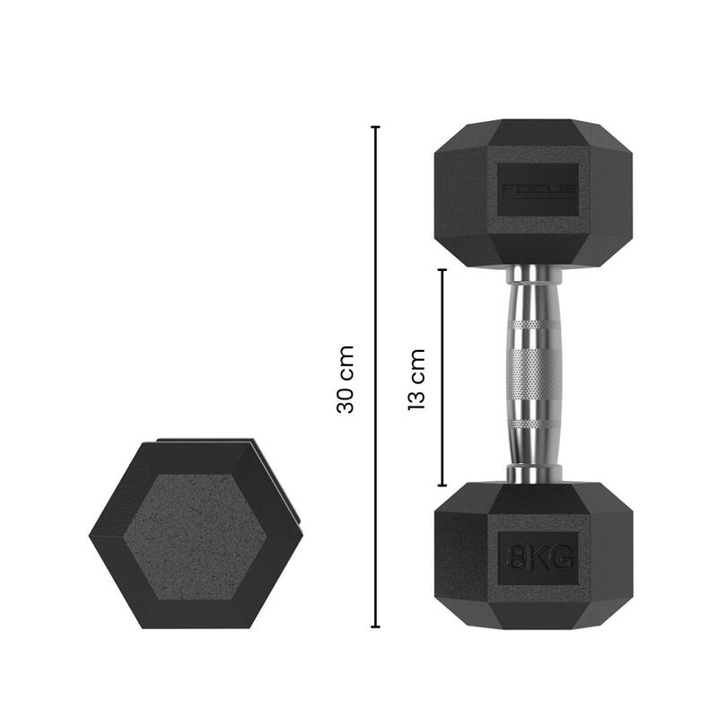 Haltères Hexa - 2 x 8 kg