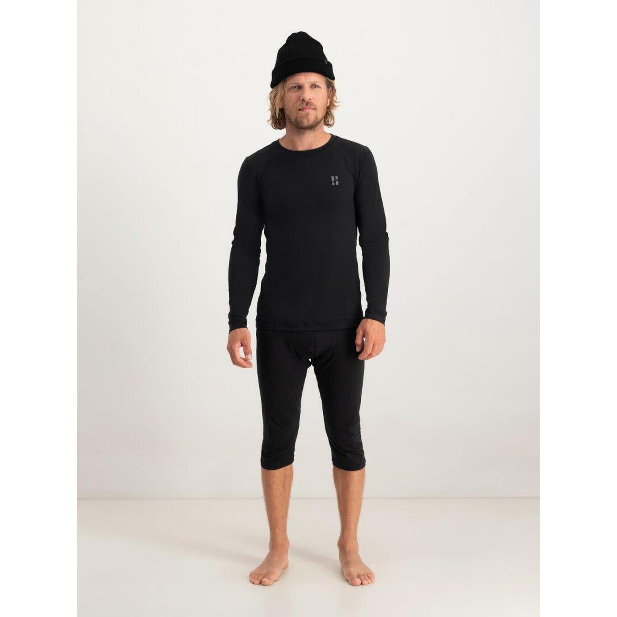 Poederbaas - Poederbaas Ensemble De Vêtements Thermiques Homme Léger - Chemise + Leggings - Sous Vêtement Haut - Noir - 48 Xl - Decathlon