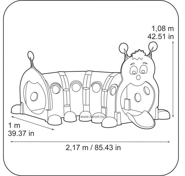 Kriechtunnel Gus der Wurm Gesundheitssport Unisex 4/4