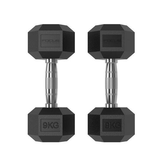 Haltères Hexa - 2 x 9 kg