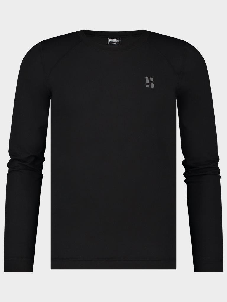 POEDERBAAS Poederbaas Thermoshirt Herren Lightweight Black