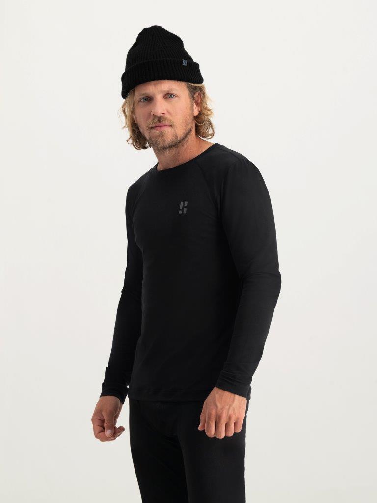 Camiseta térmica Poederbaas hombre Ligero Negro 6/7