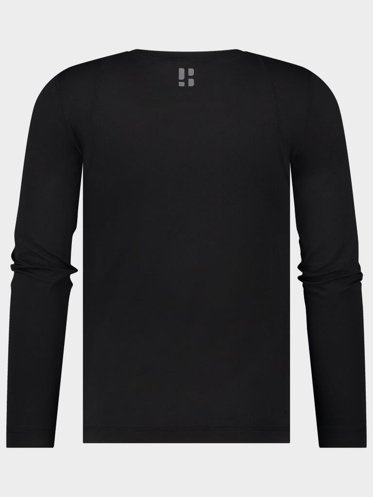 Camiseta térmica Poederbaas hombre Ligero Negro 2/7