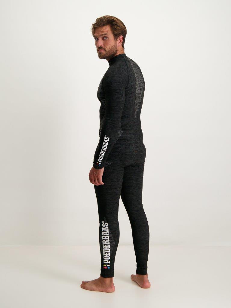 Poederbaas leggings thermiques hommes Technique Noir 4/7