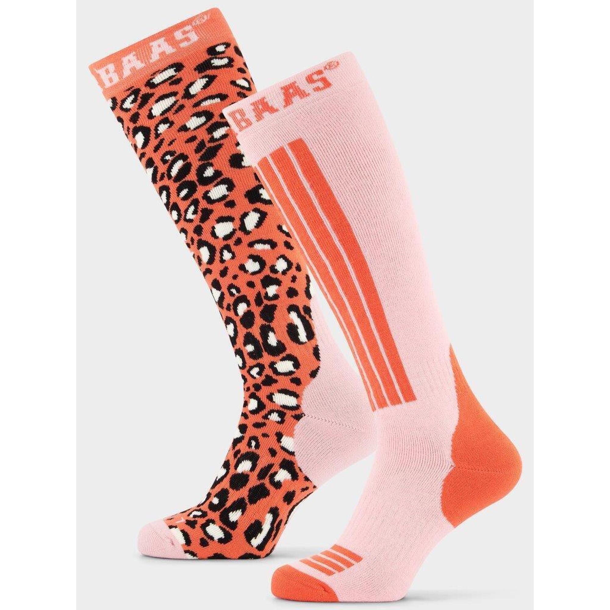 Calcetines de esquí­ Poederbaas 6-pack Panther Orange