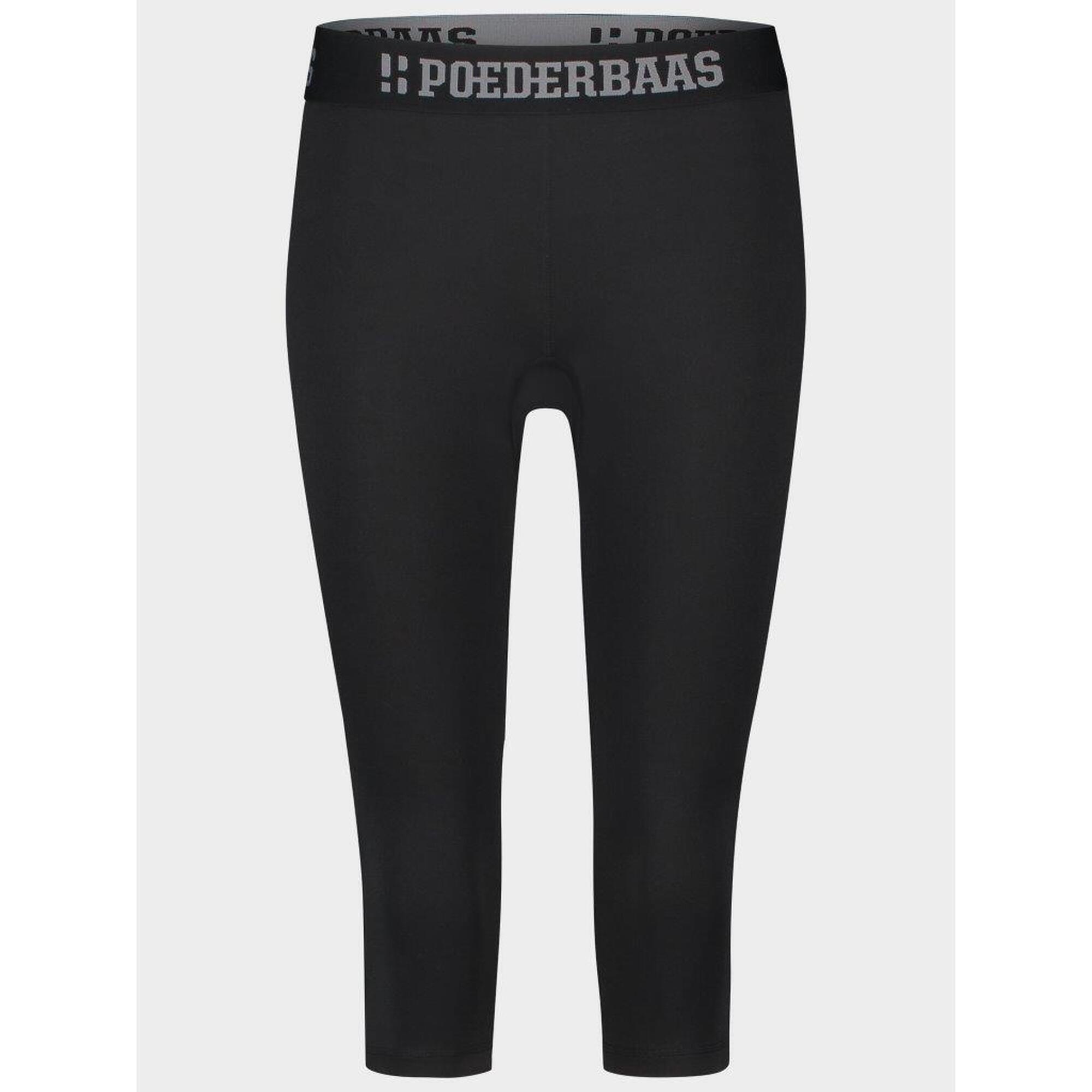 Leggings térmicos 3/4 Poederbaas para mujer Ligero