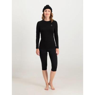 Bielizna termoaktywna narciarska damska Poederbaas koszulka + legginsy 3/4