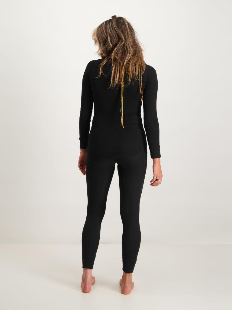 Poederbaas chemise thermique femme léger noir 7/7